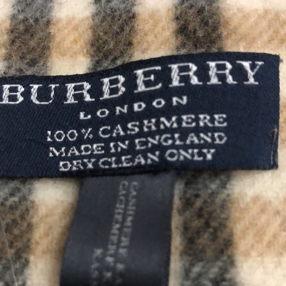 Burberry Cashmere Plaid Scarf - Picture 4 of 5